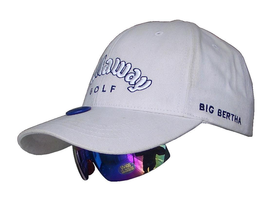 Attachable sunglasses for cap, bike helmet